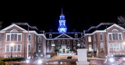 Delaware State Capitol Building Dover DE Light Up Teal Trigeminal Neuralgia